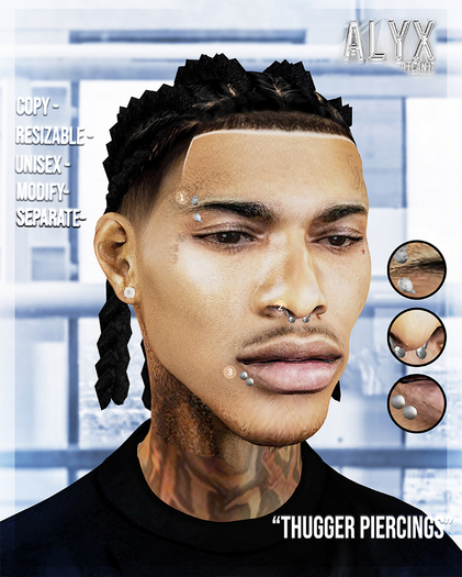 ALYX. Thugger Piercings (Fat-Pack)