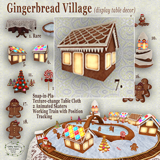 7. {Why Not?} Gingerbread Village House 4