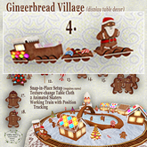 4. {Why Not?} Gingerbread Village Train