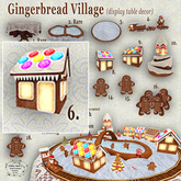 6. {Why Not?} Gingerbread Village House 5