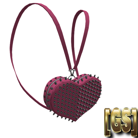 [GS] Heart Loub Backpack Pink
