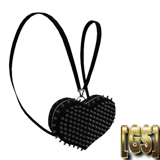 [GS] Heart Loub Backpack Black