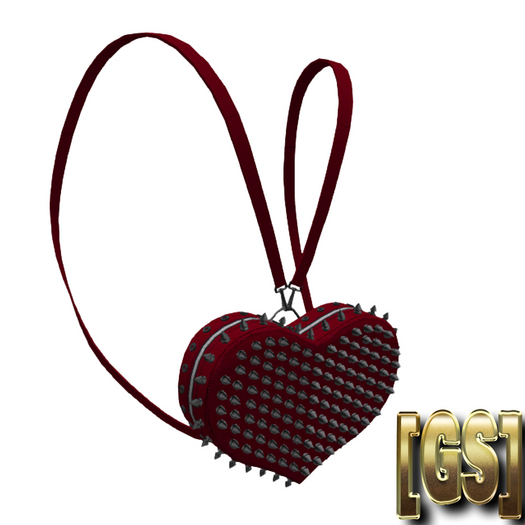 [GS] Heart Loub Backpack Red