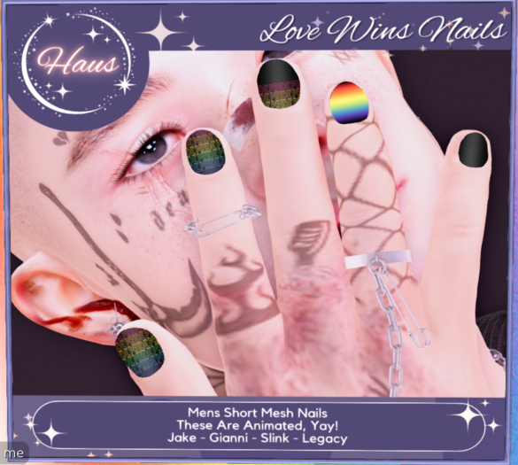 HAUS - Love Wins Nails - M - Add To Unpack