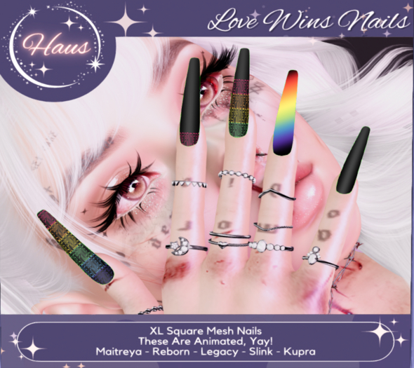 HAUS - Love Wins Nails - S - Add To Unpack