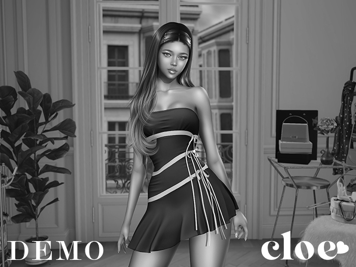 Cloe - Elia Ribbon Dress - Demo