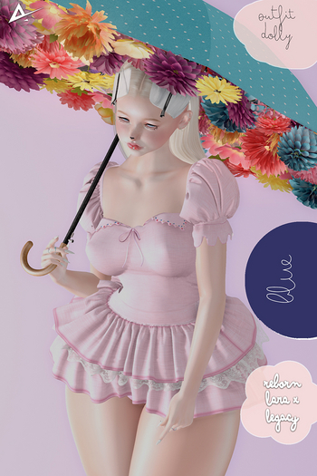 Akikazu Fashion Dolly Blue