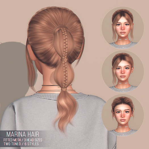 CHAIN - Marina Hair - Reds