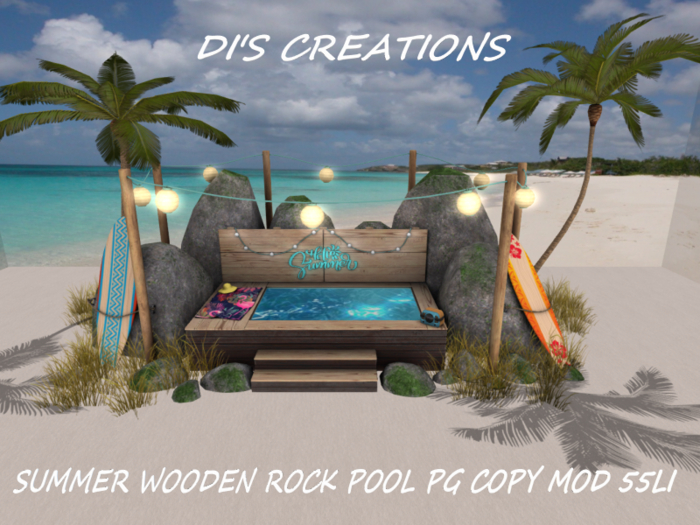 SUMMER WOODEN ROCK POOL PG