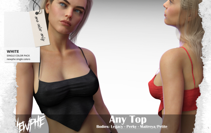 Newphe - Any Top - White