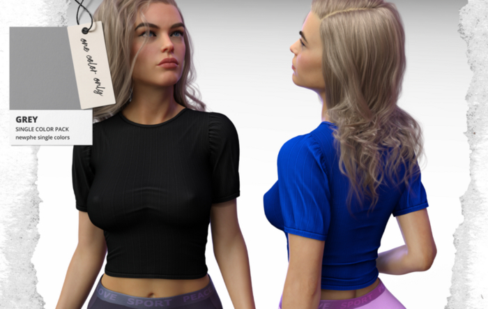 Newphe - Rina Top - Gray