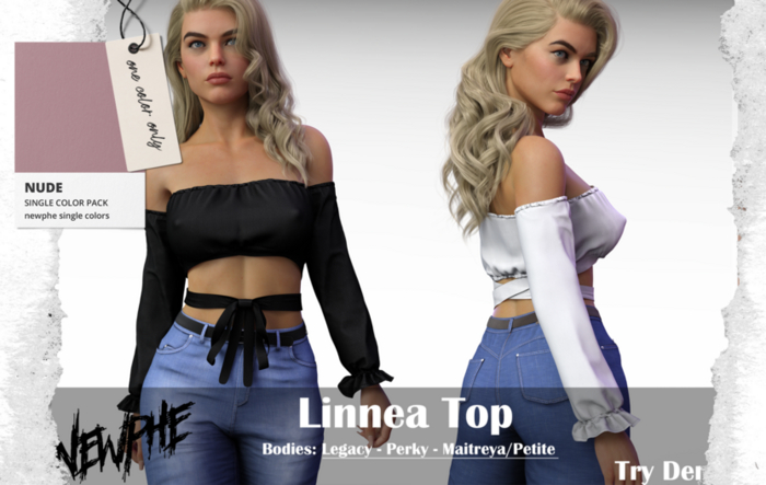 Newphe - Linnea Top - Nude