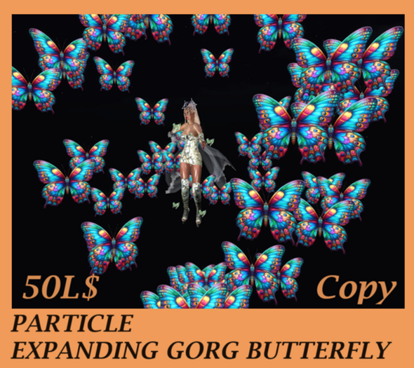 PARTICLE EXPANDING GORG BUTTIERFLY