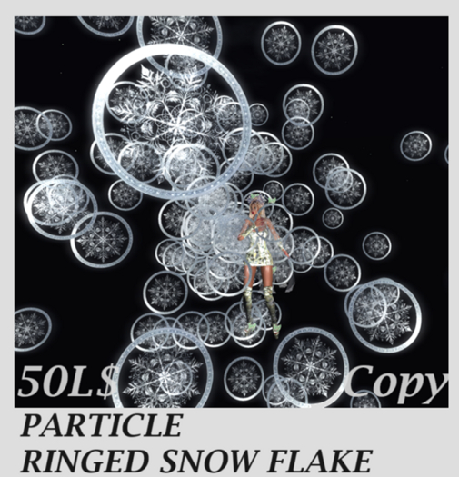 PARTICLE RINGED SNOW FLAKE