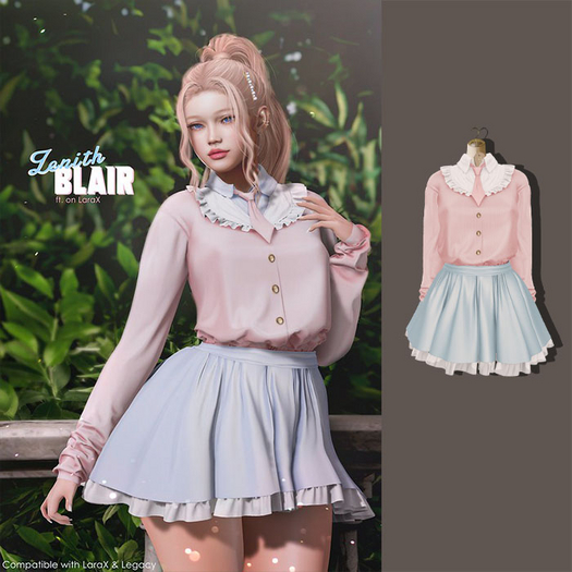 (Wear) =Zenith=Blair Dress (Rose)