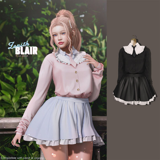 (Wear) =Zenith=Blair Dress (Black)