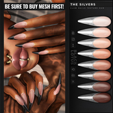 [BL] Claw nails HUD // the silvers