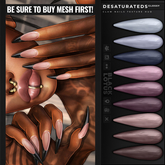 [BL] Claw nails HUD // glossy: desaturated