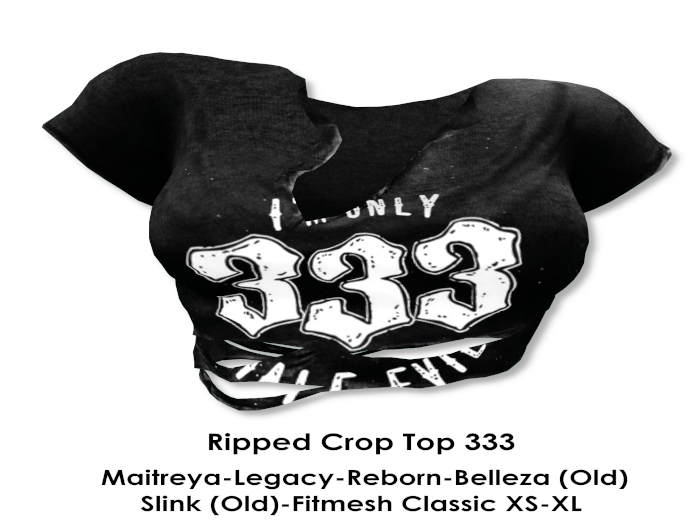 Tastic-Ripped Crop Top 333