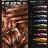 [BL] Claw nails HUD // earthstones gold