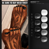 [BL] Toenails HUD // glossy: mono