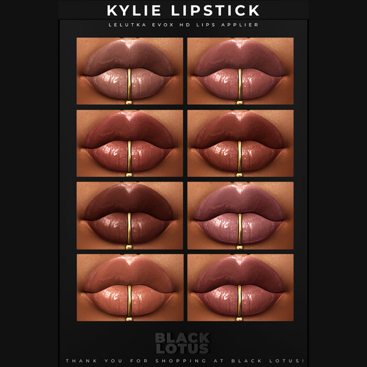 [BL] Kylie lipstick // Lelutka EVOX HD HUD