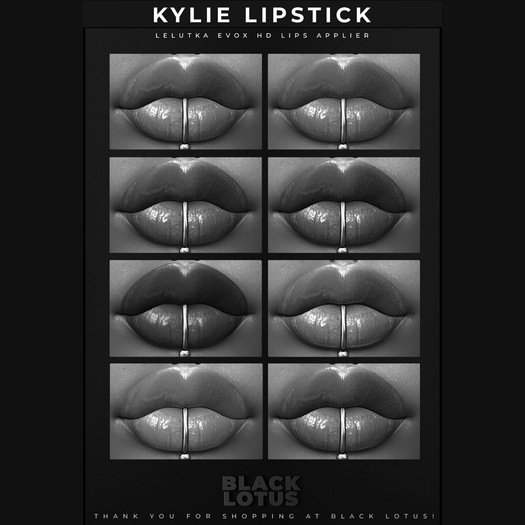 [BL] Kylie lipstick // DEMO Lelutka EVOX HD HUD