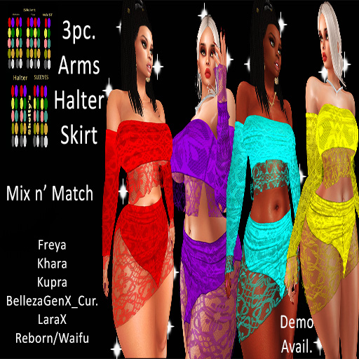 LuvLace CC 3pc outfit