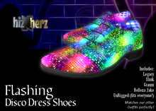 hizNherz Flashing Disco Shoes Male