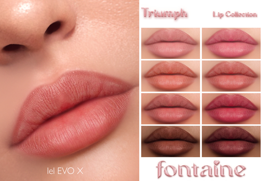 Fontaine Cosmetics - Triumph Lips Collection