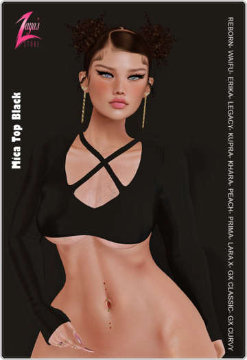 ::Z:: Mica: Top Black