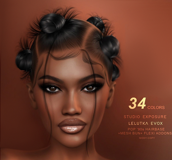 S.E POP '90s HAIRBASE D.BROWN 06