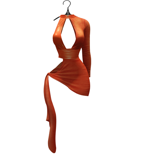 aprelle candice dress orange