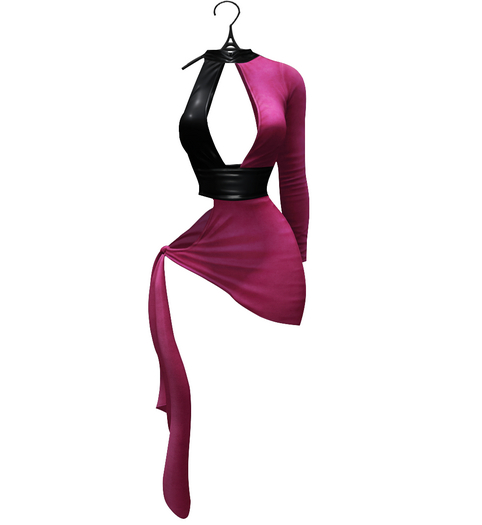 aprelle candice dress hotpinkblack
