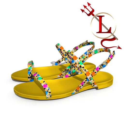 Yellow Lucya Sandals LaraX