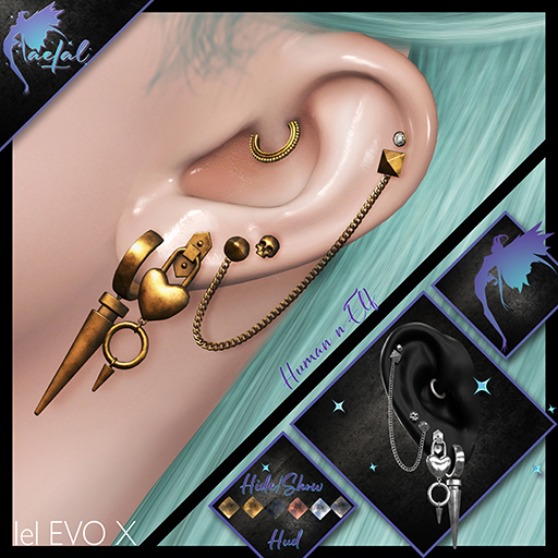 FaeTal- Ear 23-LeL Human & Elf Female