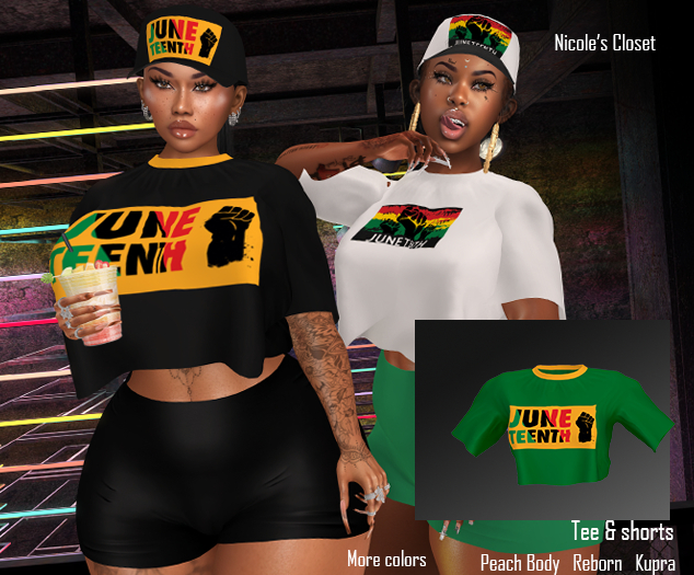 N//JuneTeenth Tee Green