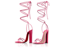 Garbaggio // Sheena Sandals - Fuchsia