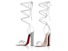 Garbaggio // Sheena Sandals - White