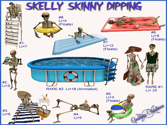 )O( GC: Skelly Skinny Dipping Mod/Copy FATPACK