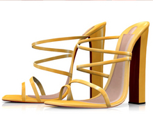 Garbaggio // Melora Sandals - Yellow