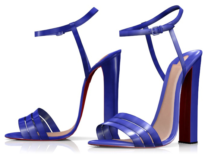 Garbaggio // Ryann Sandals - Blue