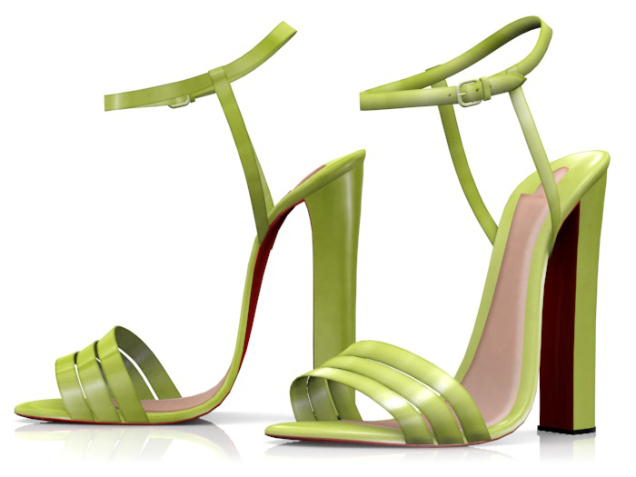 Garbaggio // Ryann Sandals - Lime