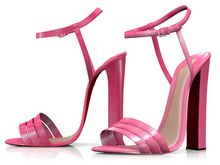 Garbaggio // Ryann Sandals - Fuchsia