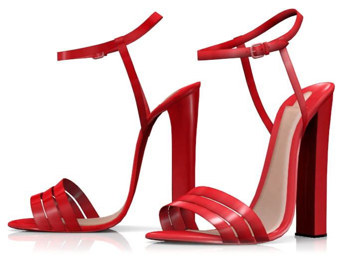 Garbaggio // Ryann Sandals - Red