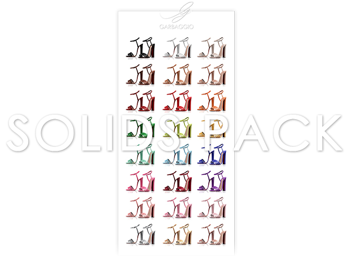 Garbaggio // Ryann Sandals - Solids Pack