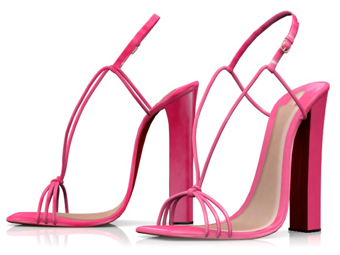 Garbaggio // Moira Sandals - Fuchsia