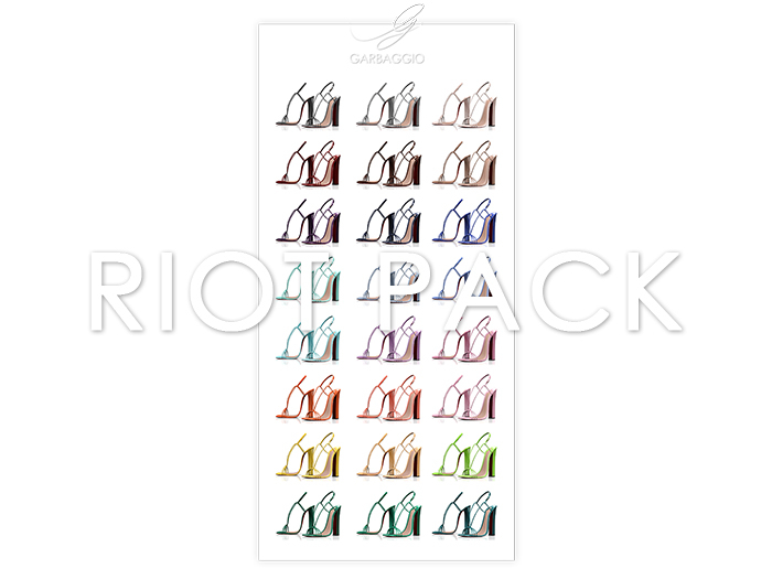 Garbaggio // Moira Sandals - Riot Pack