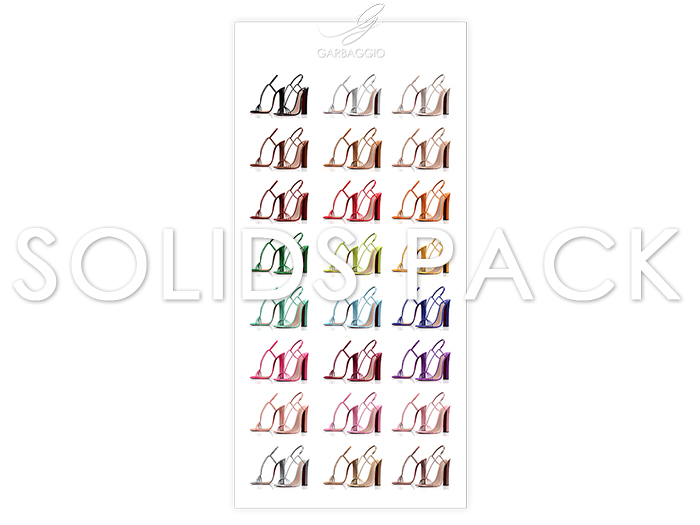 Garbaggio // Moira Sandals - Solids Pack