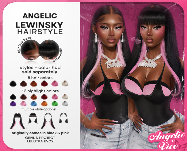 Angelic - "Lewinsky" Hairstyle